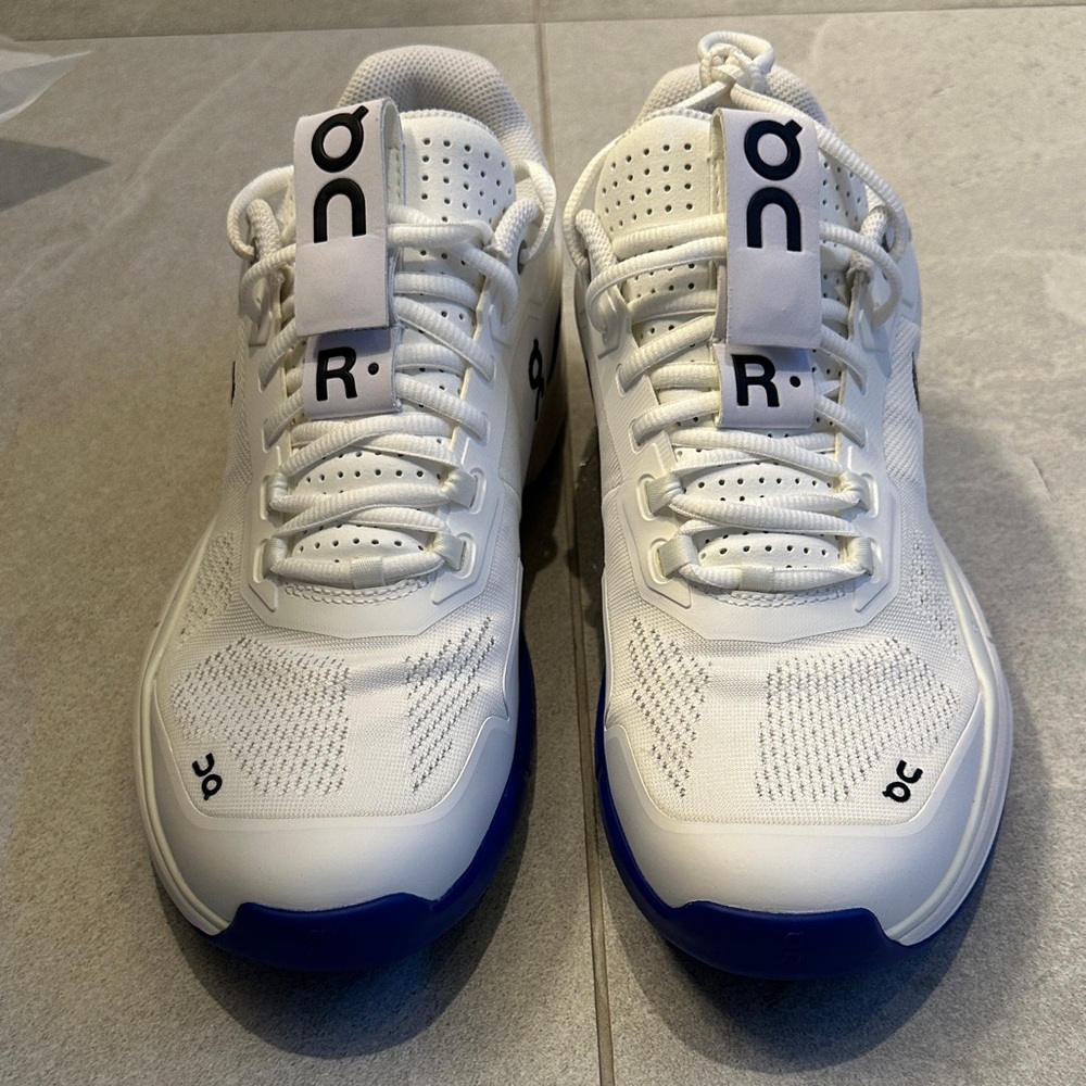 The Roger Pro by On Running - White and Indigo Men's Sneakers - Picture 5 of 6